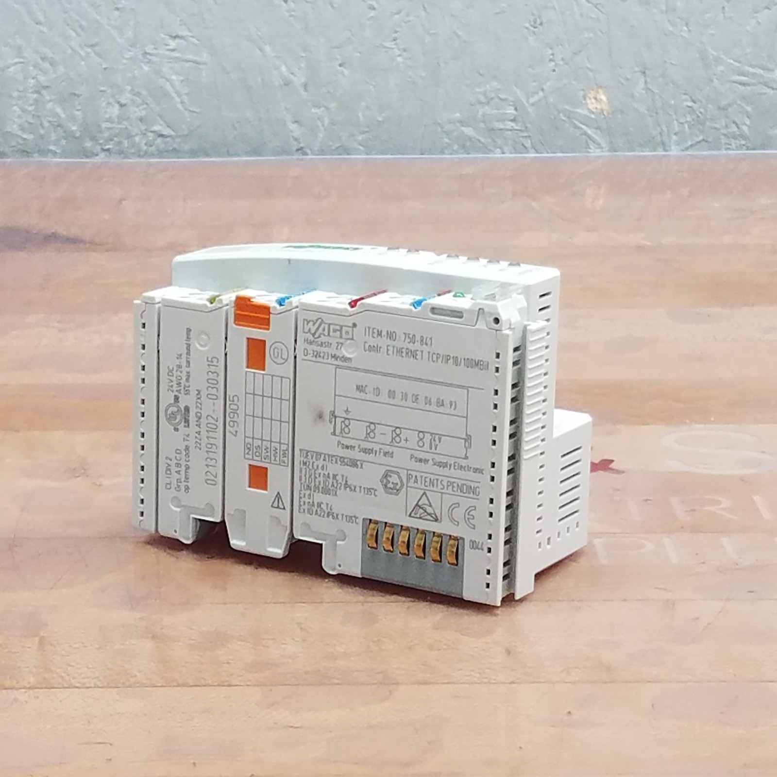 Wago 750-841 Ethernet Module, 24 VDC - USED