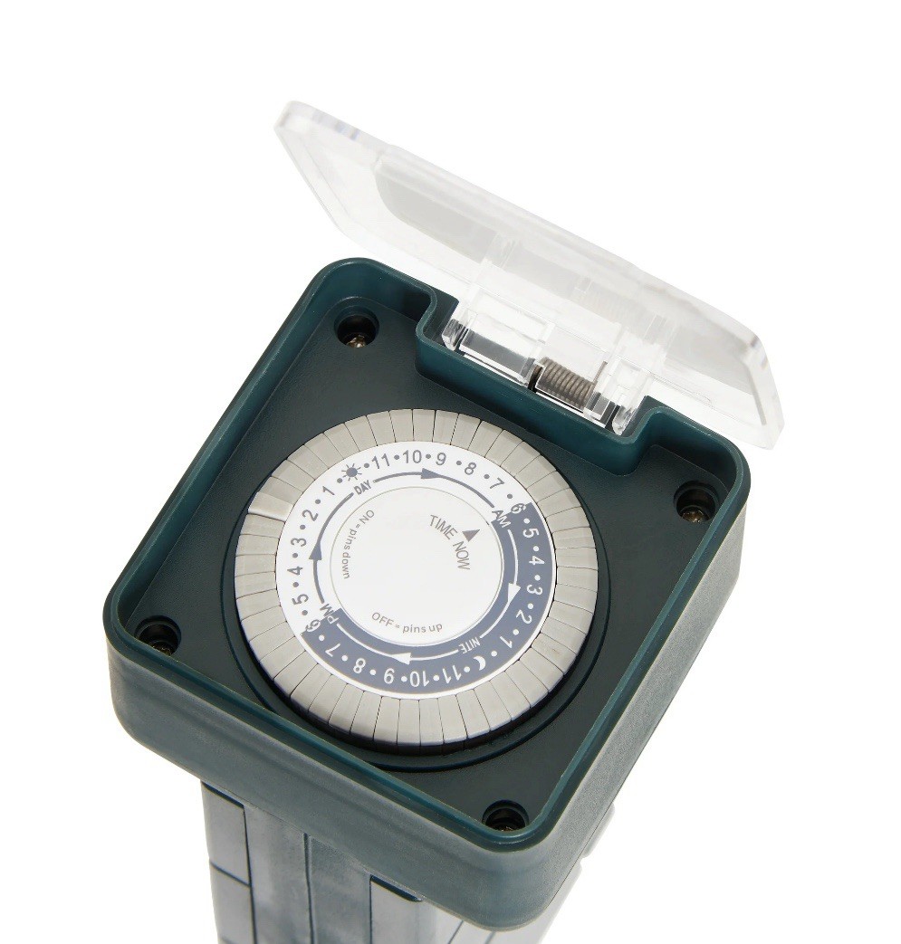 🔥NEW🔥 Hyper Tough Grounded Stake Timer with 6, 3-Prong Outlets, 15 Amp