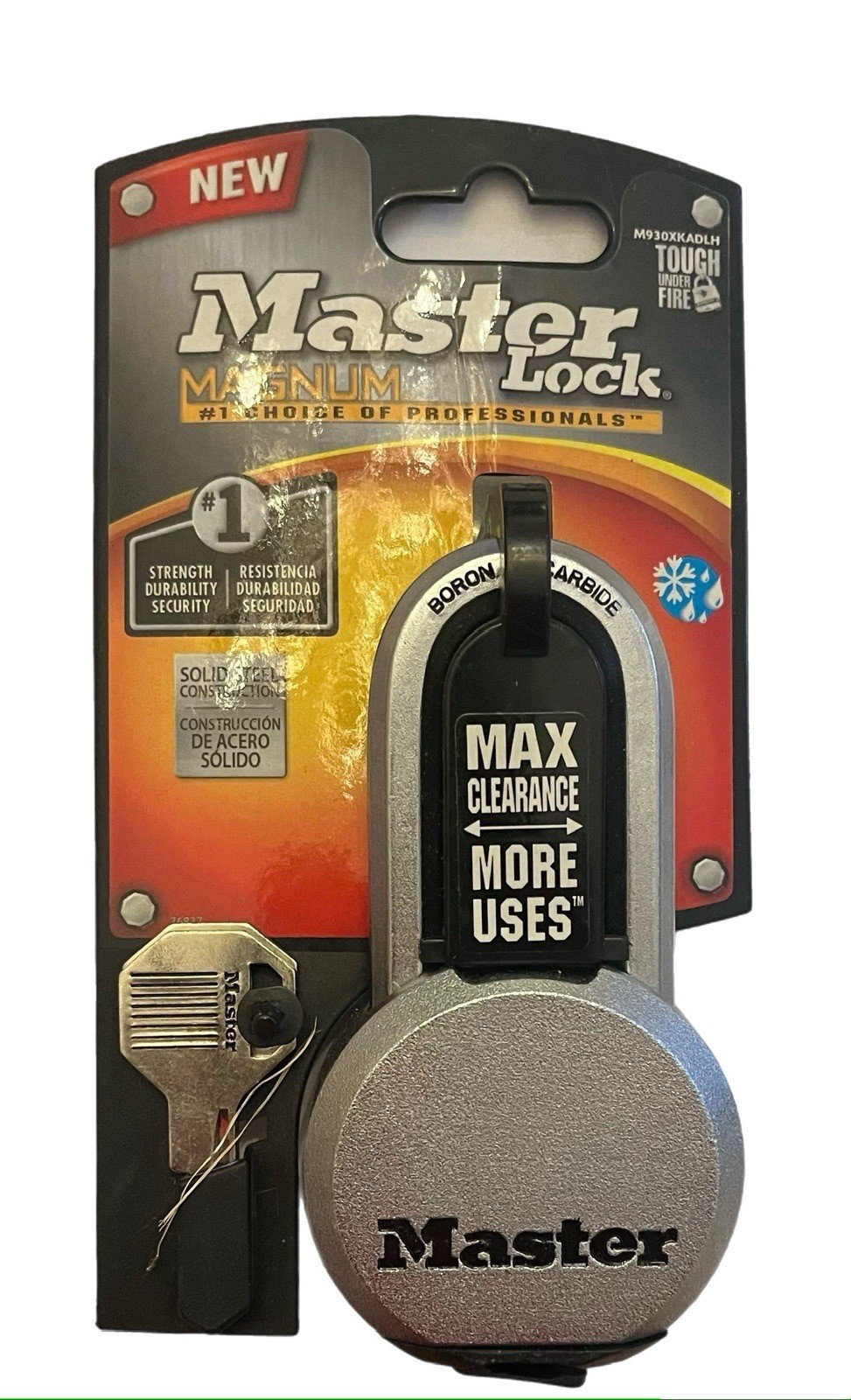 MASTER LOCK  MAGNUM Padlock 2 in. Boron Carbide
