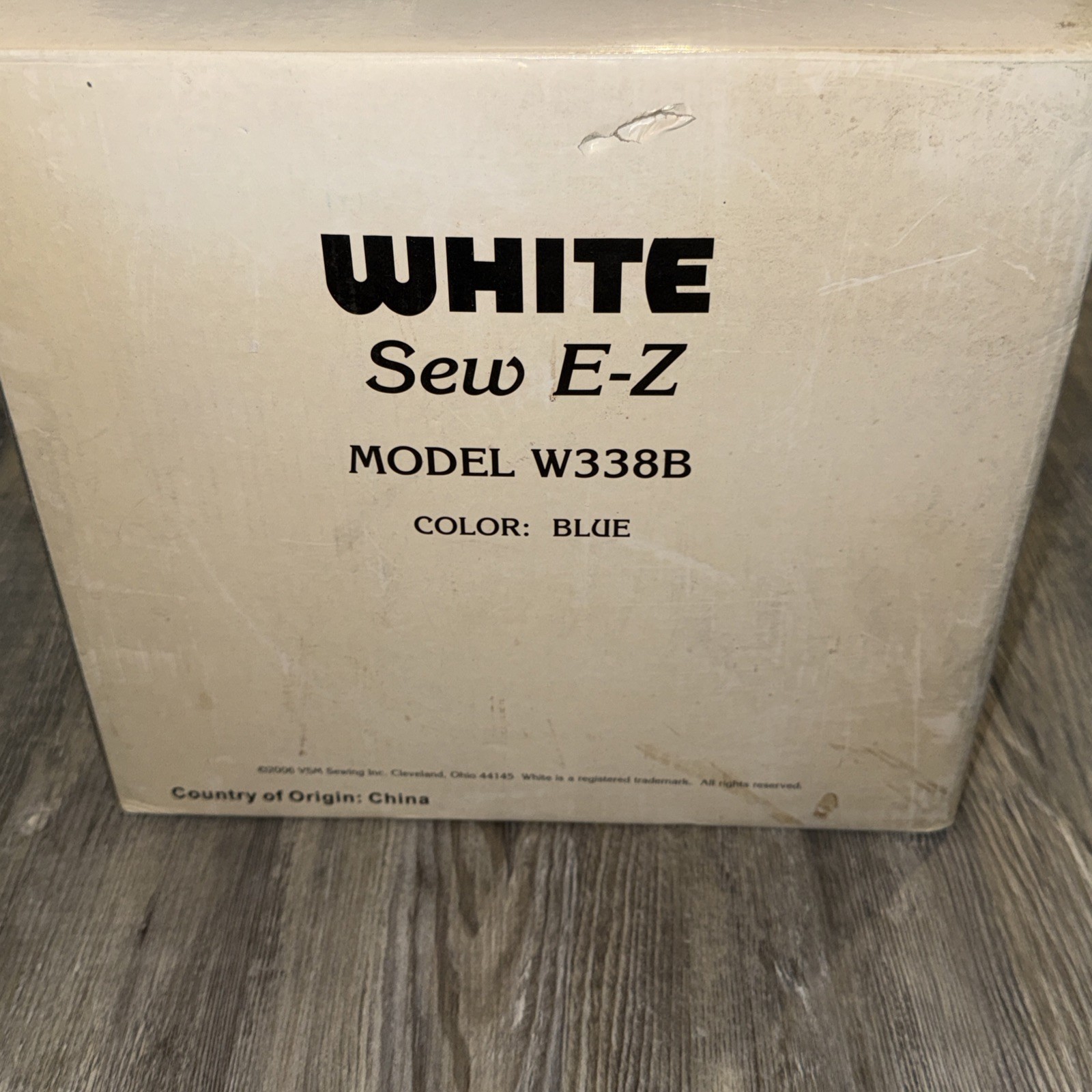 Sew E-Z Sewing Machine - Blue - HSN W338 Used To Test