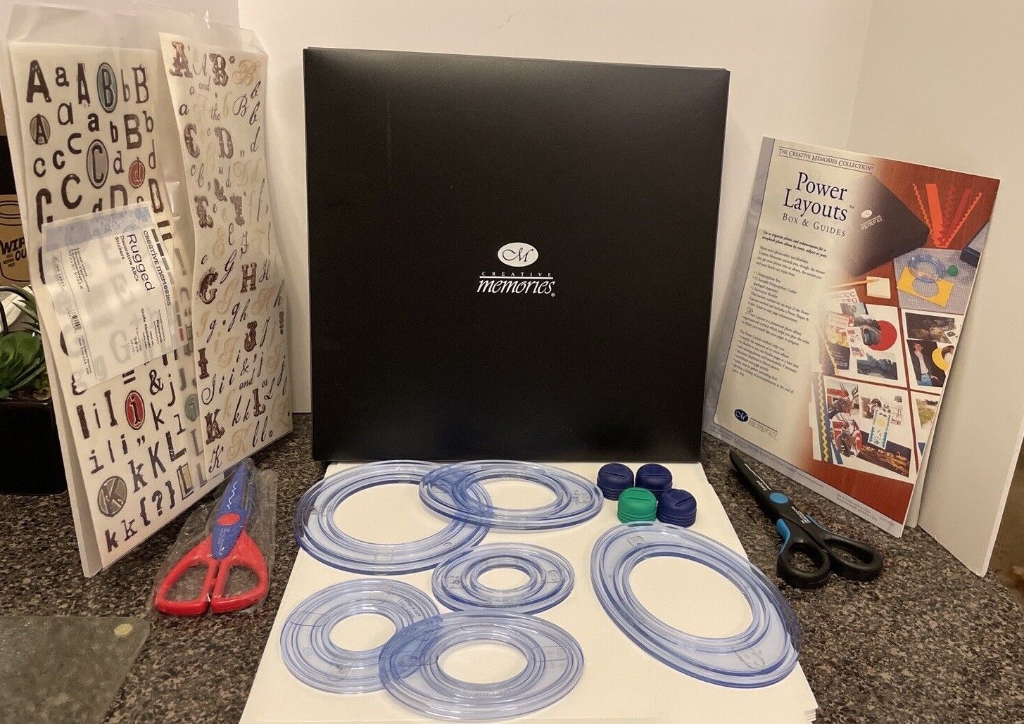 Creative Memories Custom Cutting System Power Layout Box Templates & Much More