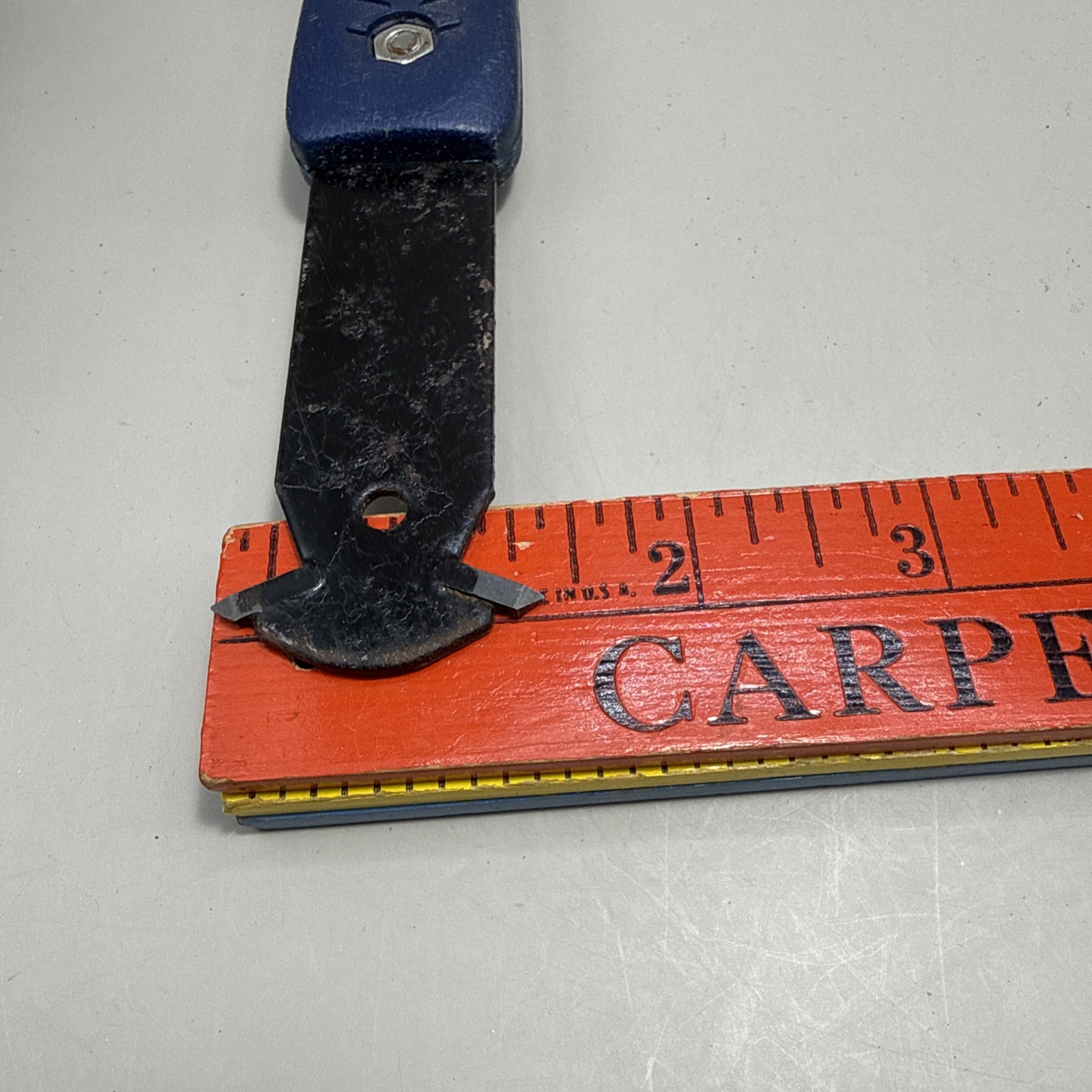 QEP BackerBoard Scoring Knife with Carbide Tip Blue Handle 7.75” Long