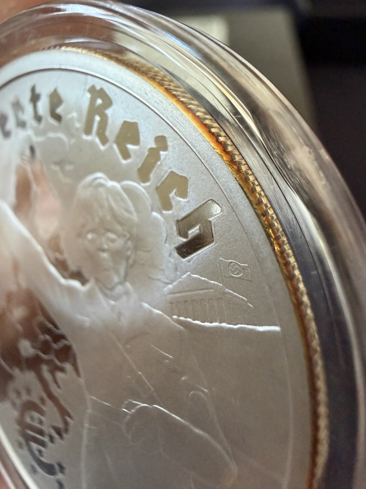 Silver Shield Reverse Proof 2017 Das Vierte Reich 1oz COA 611