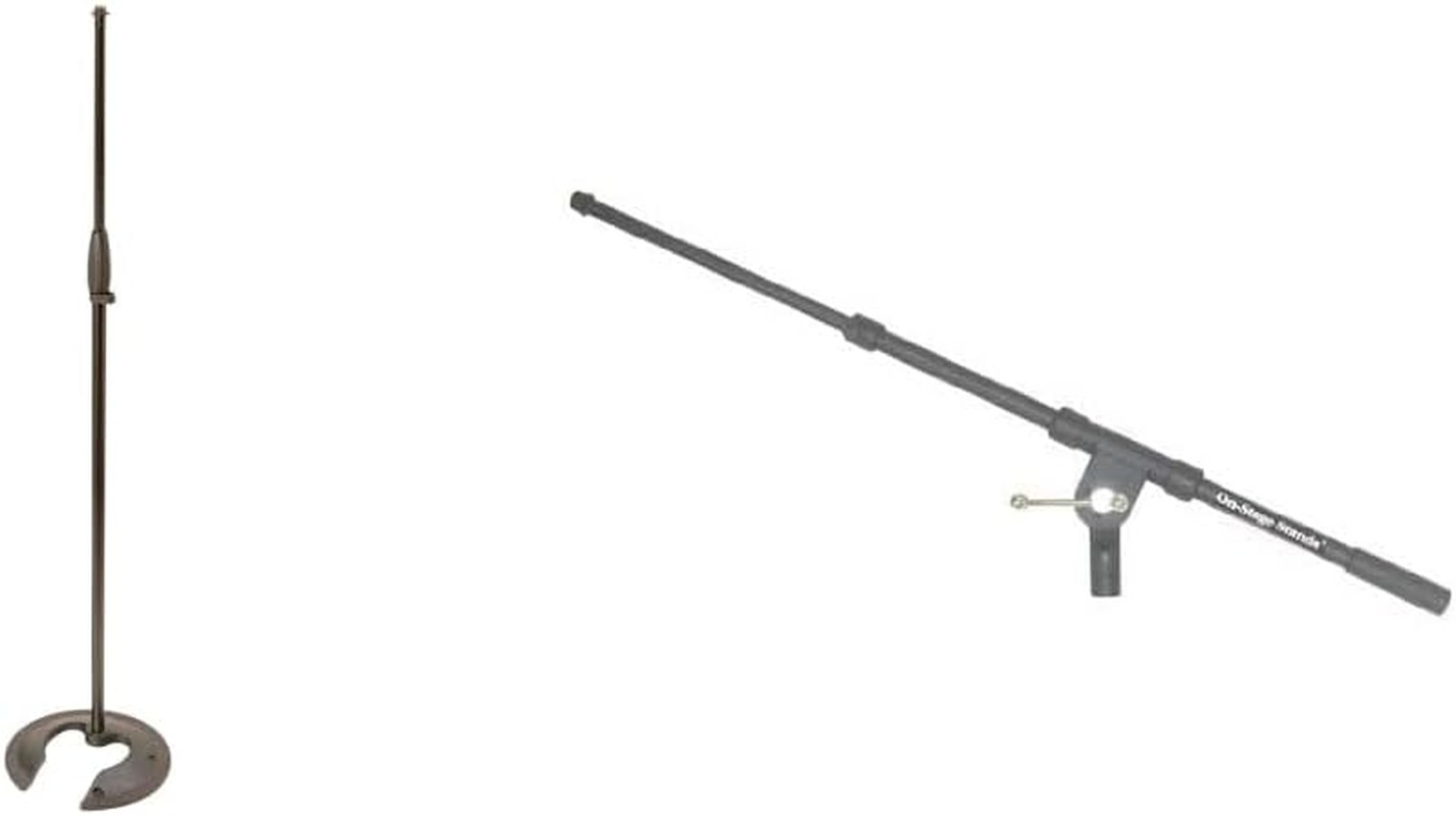 On-Stage MS7325 Stackable Microphone Stand and  MSA7040TB Top Mount Telescoping