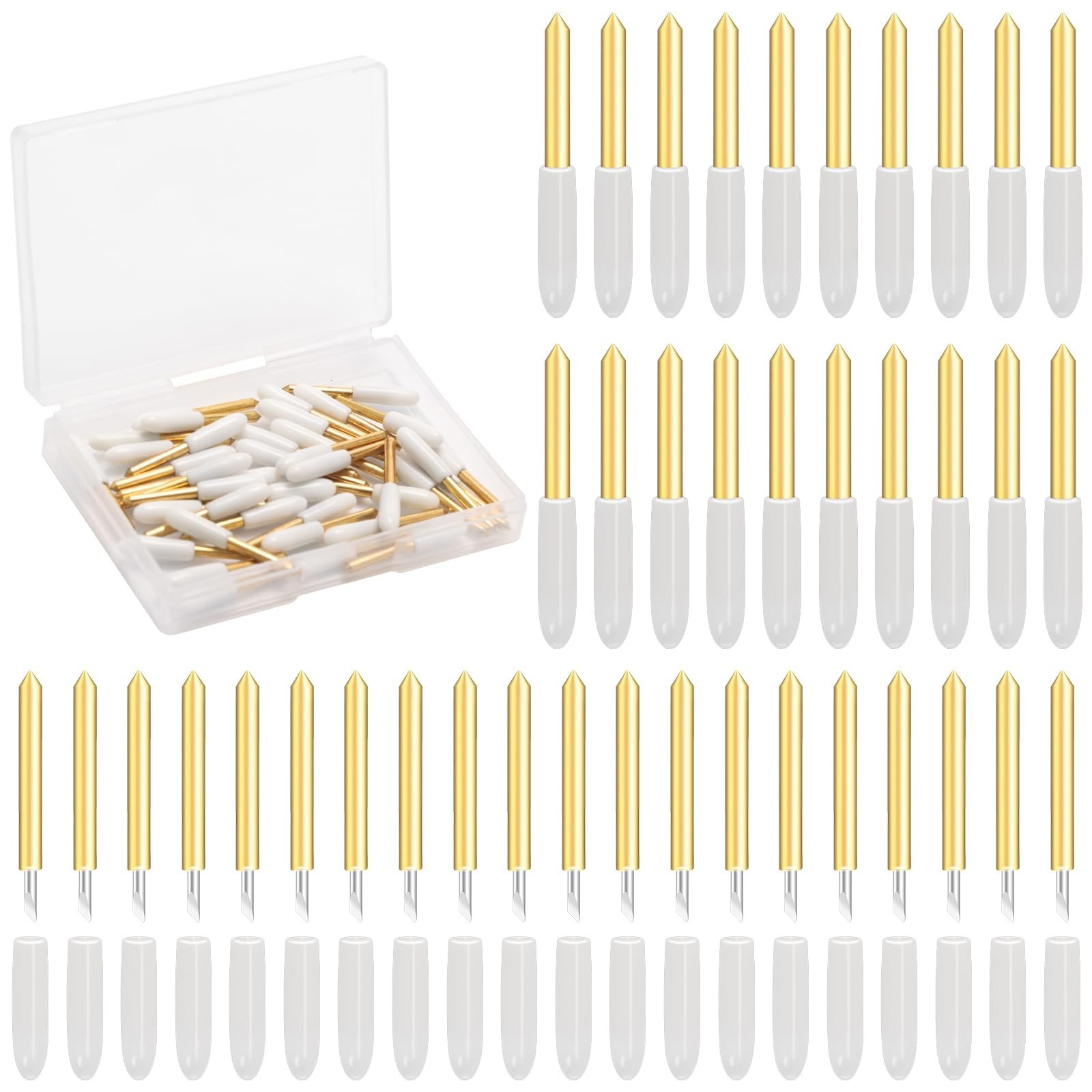40P Premium Fine Point Blade, Luxiv Fine Point Blade for Cricut Explore Air 1...