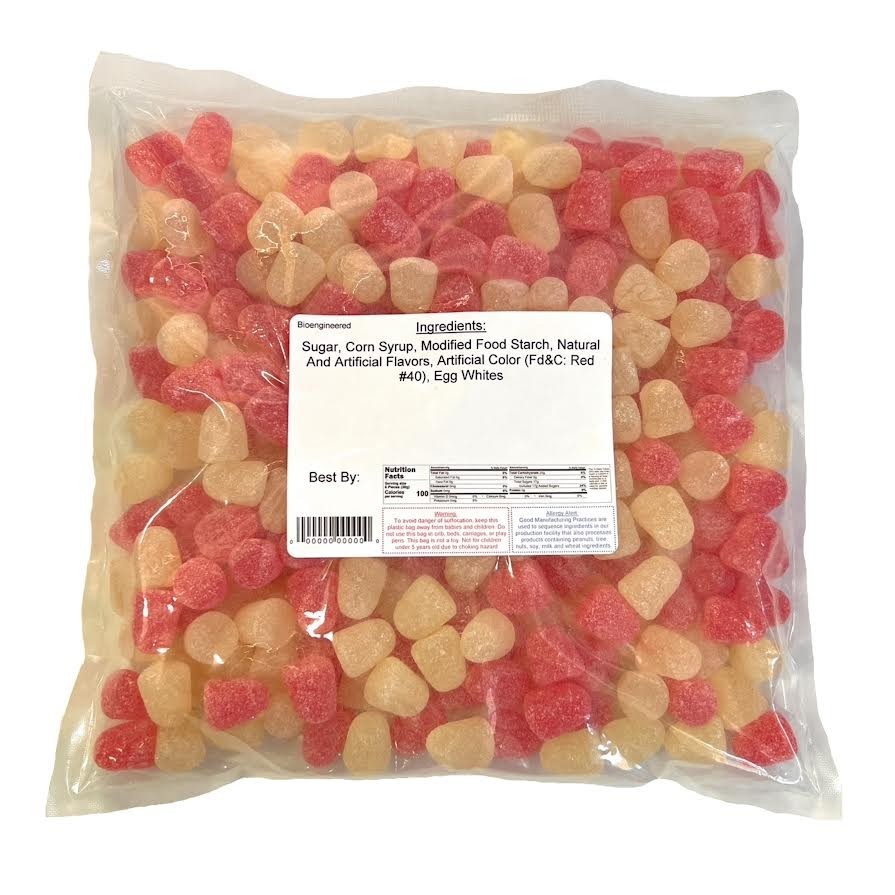YANKEETRADERS® Valentine's Red and White Spice Drops 4 lbs ~ FREE SHIPPING