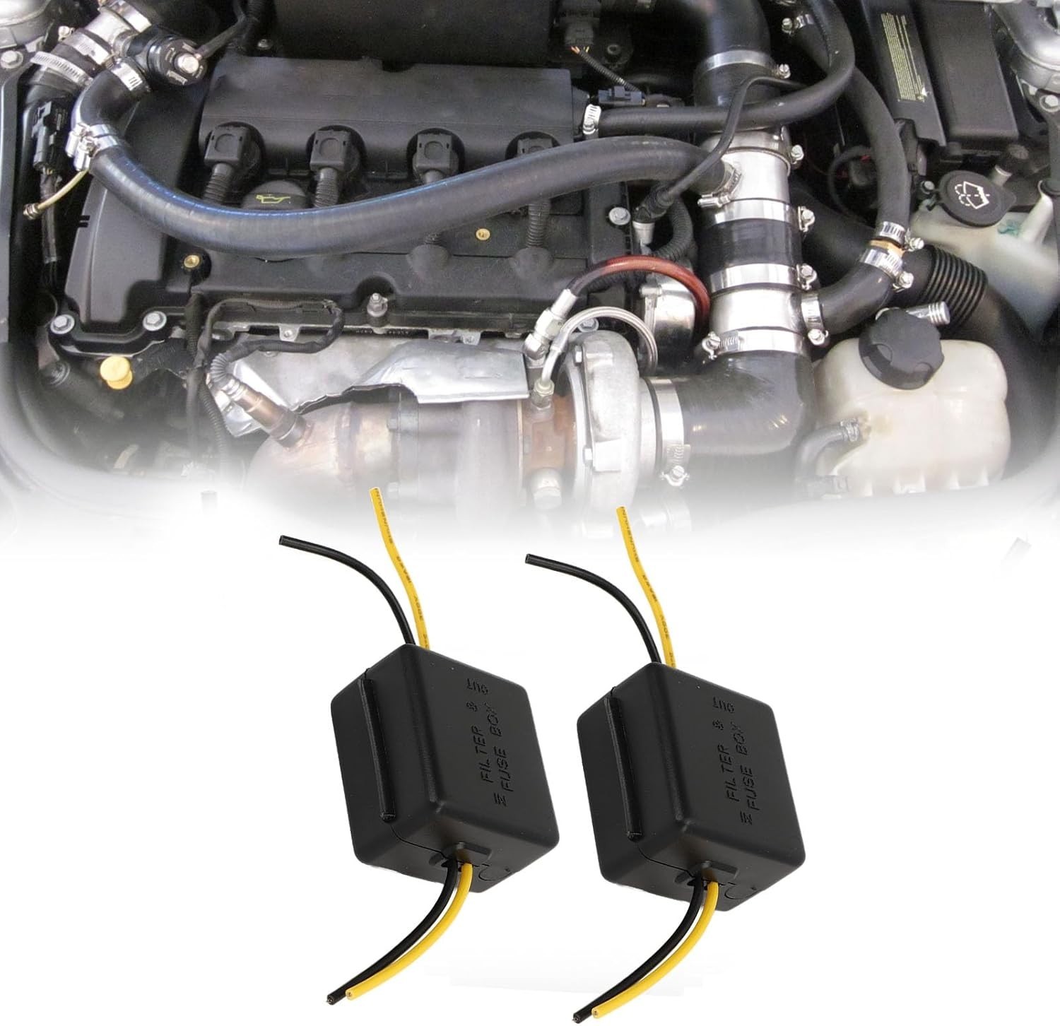 12V Car Audio Noise Filter Ground Loop Isolator FOR Stereo Amplifier