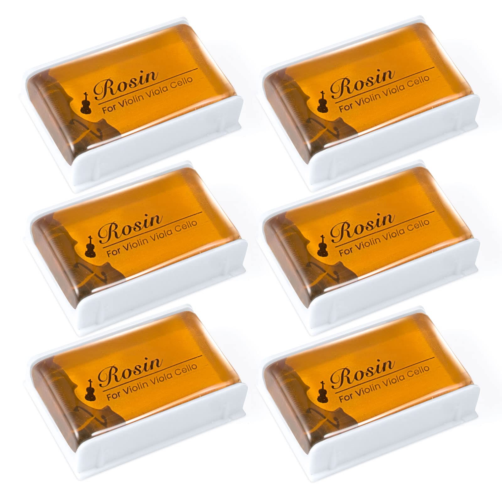 Rosin Violin Rosin 6 Pack Cello Viola Rosin for Violin Bow Light Low Dust Re
