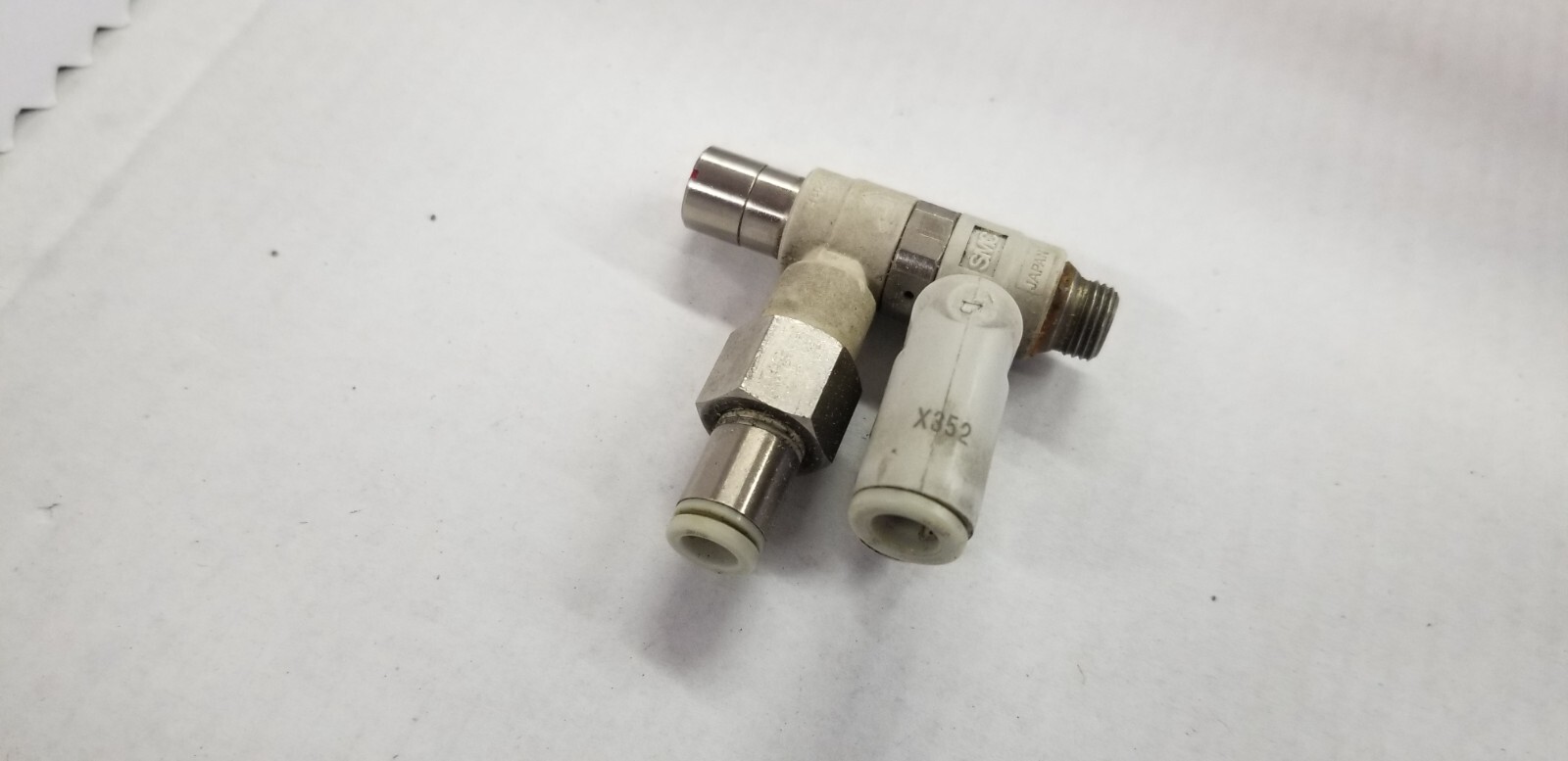 SMC ASP 330F X352 Speed Control Pilot Operated Check Valve, Manual Override