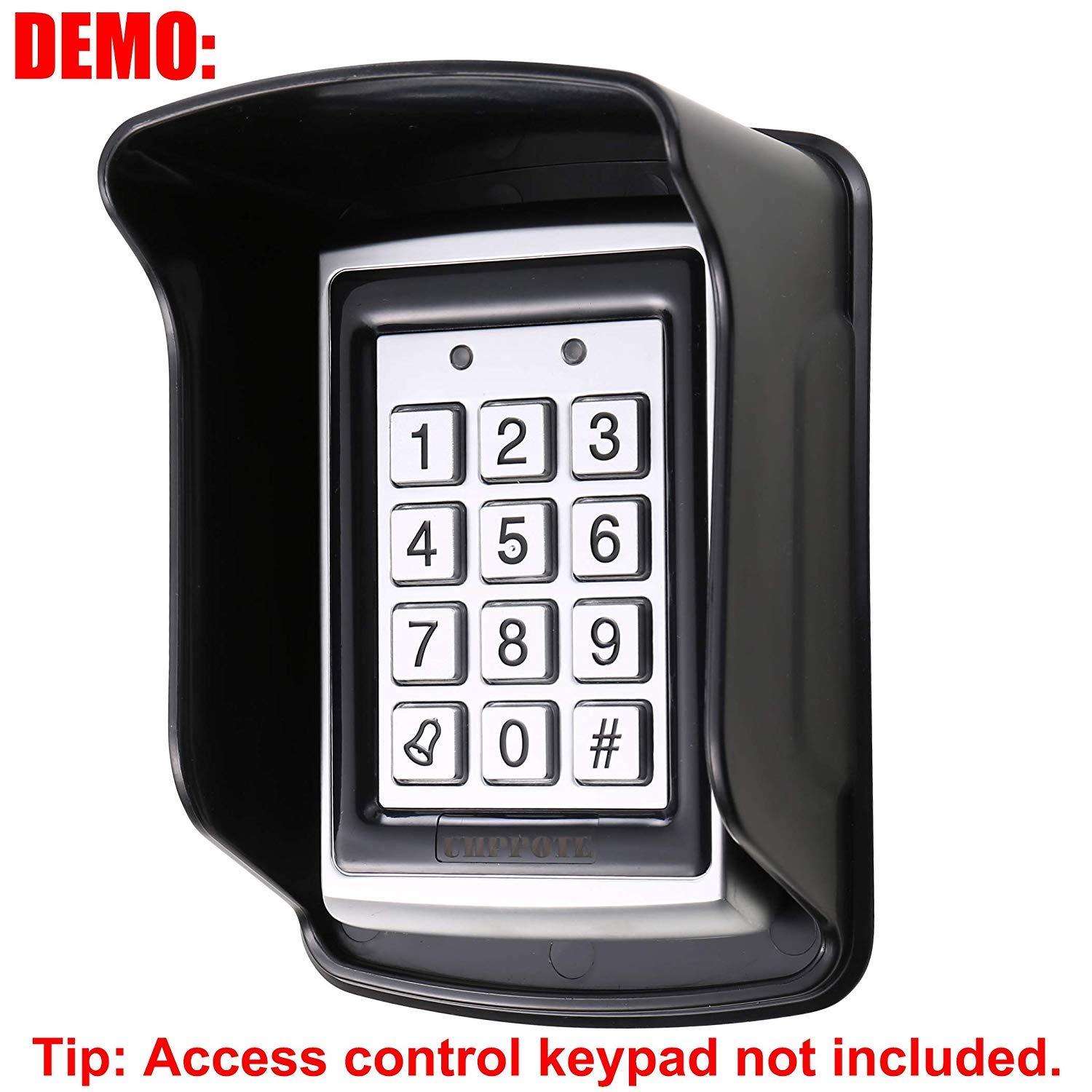 Plastic Shell for Access Control Keypad Waterproof Rain Cover Rainproof 2-Pc