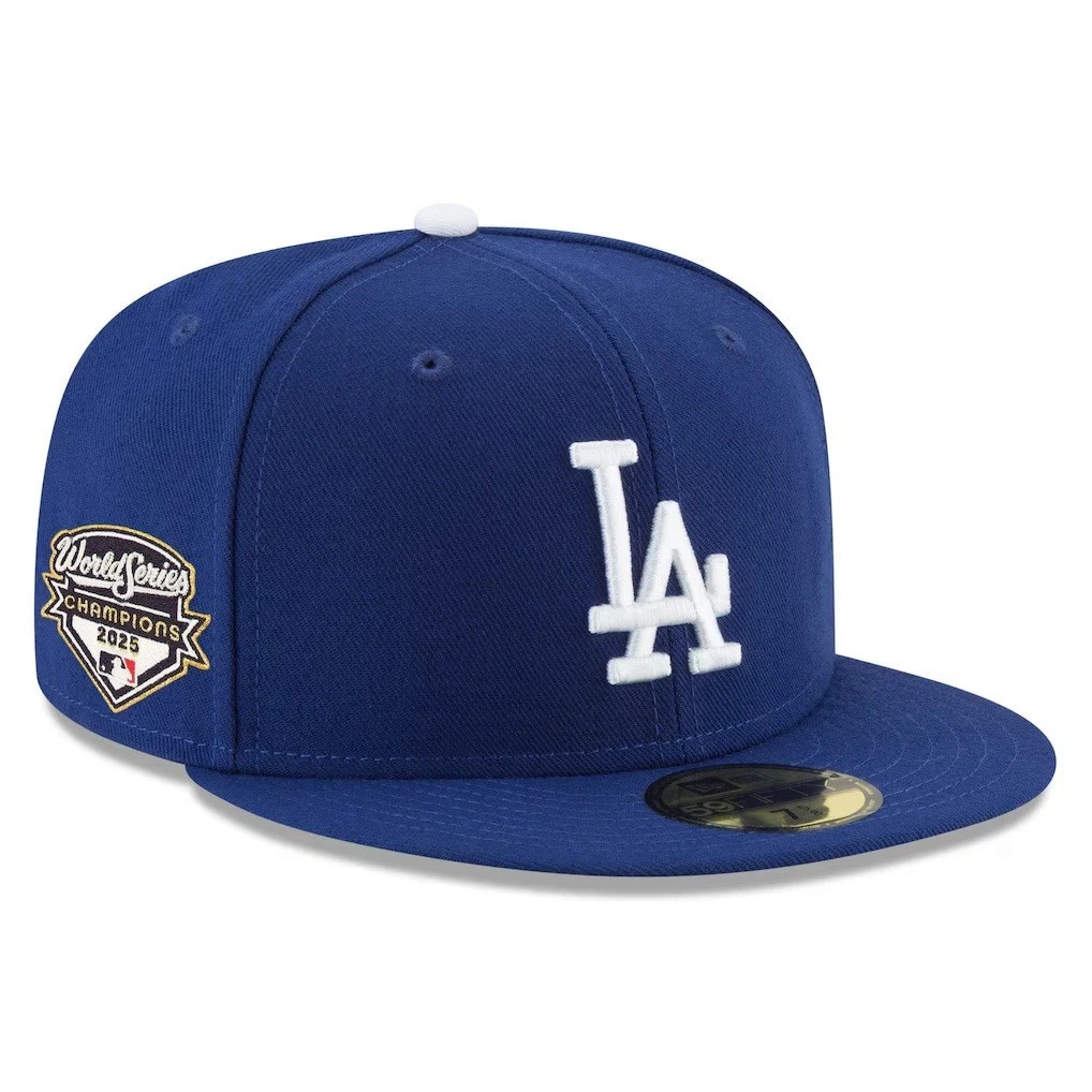 Los Angeles Dodgers New Era 2025 World Series Champions 59FIFTY Men's Fitted Hat