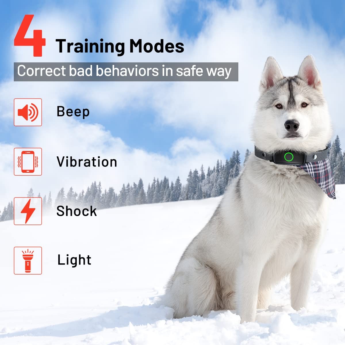 Dog Training Collar with Remote 3300ft Range Waterproof Rechargeable Electric...