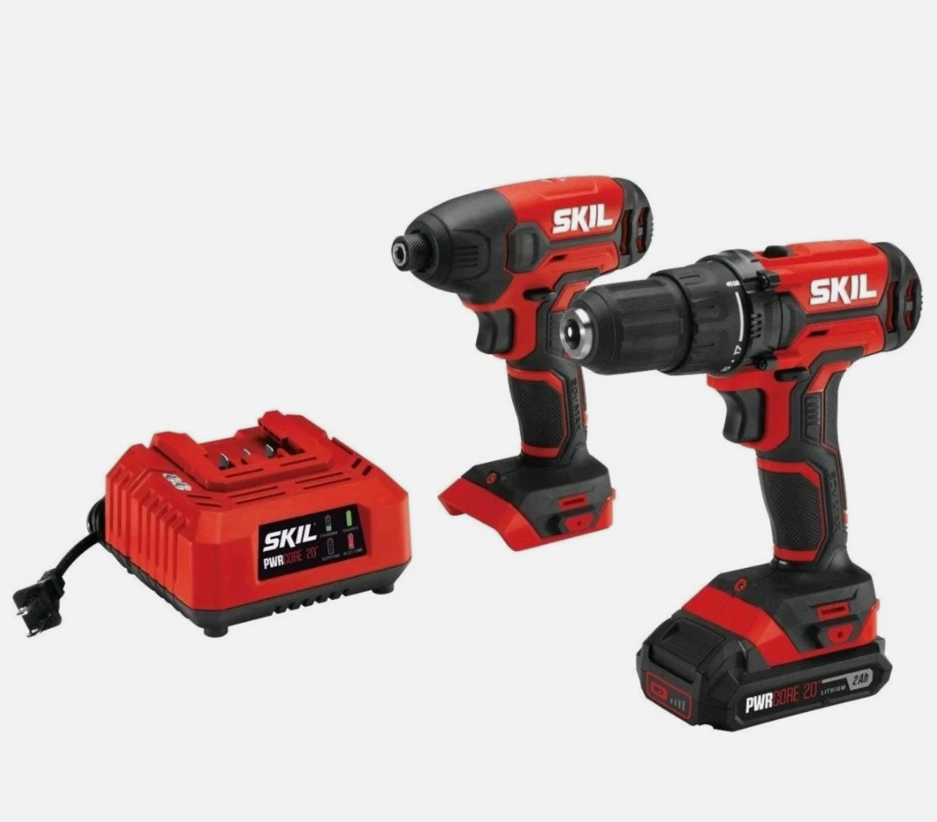 NEW NIB Skil PWRCORE Brushless 12V Drill Driver & Impact Driver Kit CB8429A-11