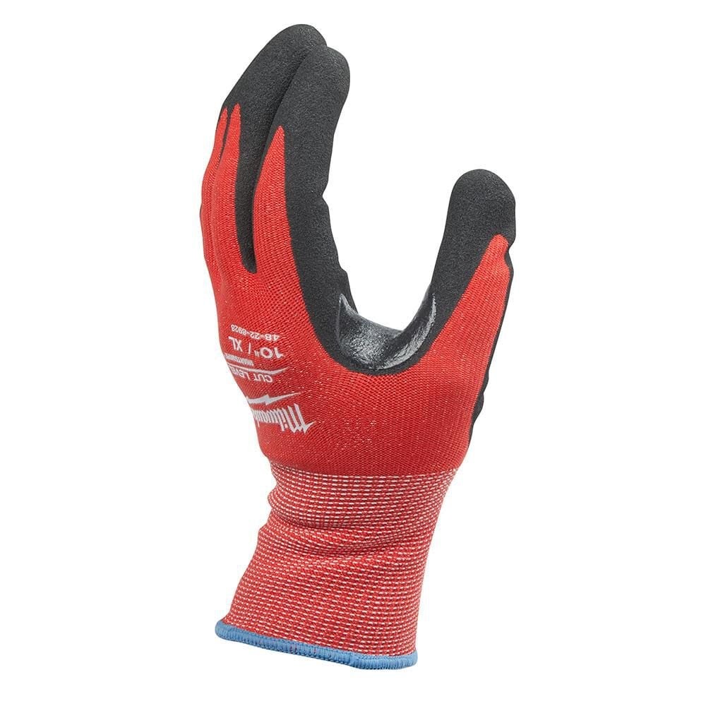 Milwaukee 12 Pair Cut Level 2 Nitrile Dipped Gloves - S