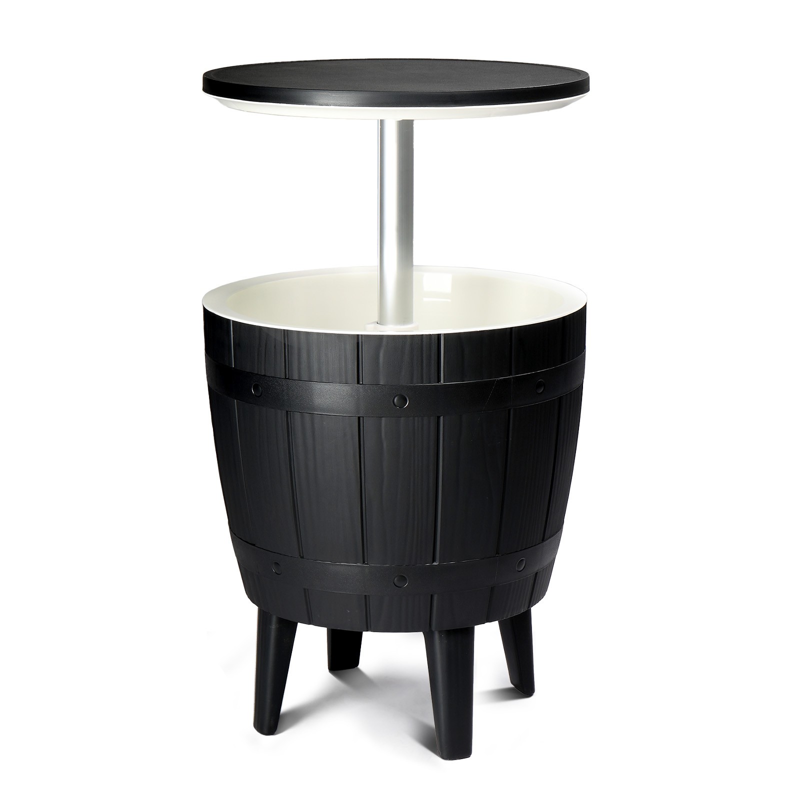 Height-Adjustable Outdoor Cool Bar, All-Weather Resistant Patio Cooler