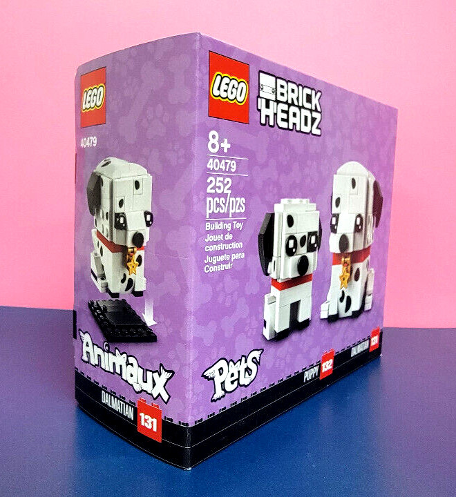 LEGO BRICKHEADZ: Look Like Disney 101 Dalmatian Cute Dogs (40479)
