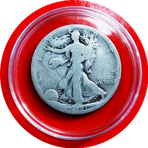 1921 P WALKING LIBERTY SILVER HALF DOLLAR  US COIN