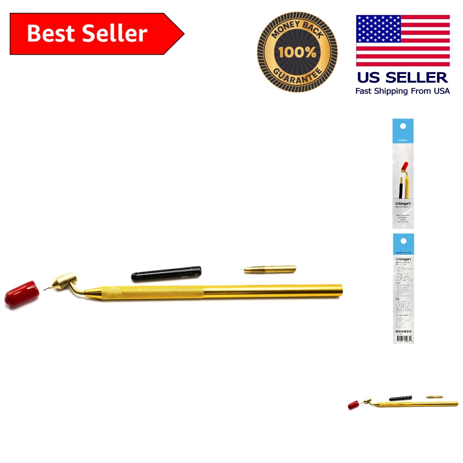 0.5mm Fine Line Painting Pen with Reservoir - Perfect for Drawing and Repairs
