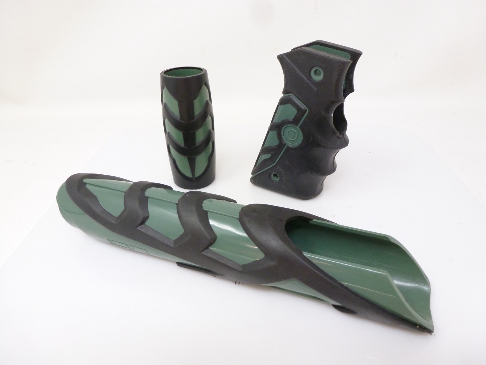 SMART PARTS ION BODY KIT w/ REGULATOR SLEEVE COVER & 45 GRIPS OD GREEN BLACK