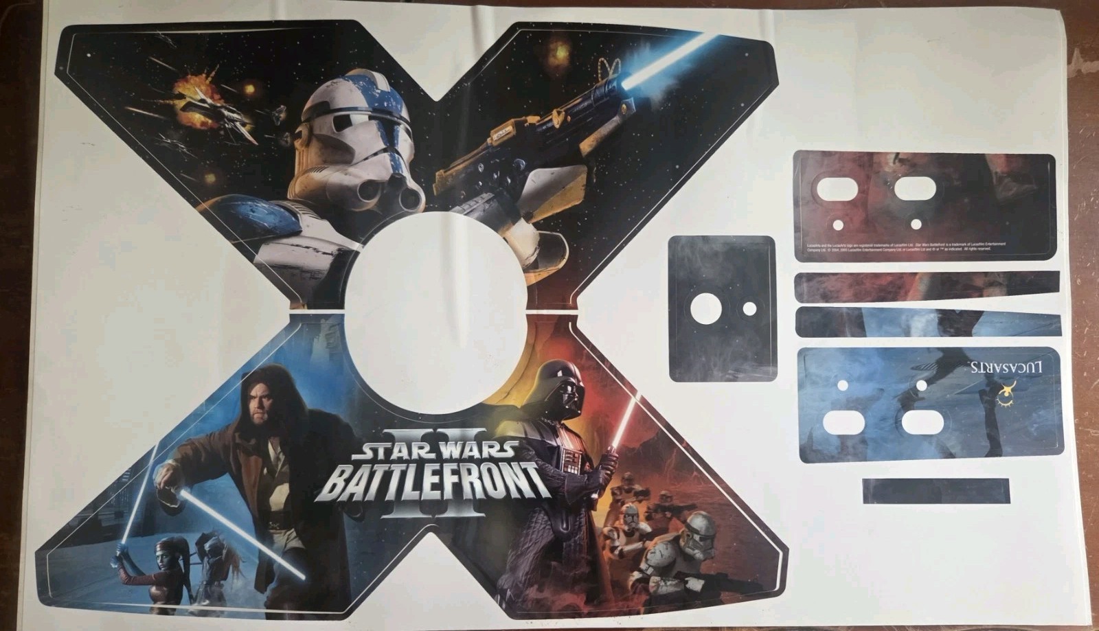 Star Wars Battlefront II Console Skin XBOX LucasArts 2005