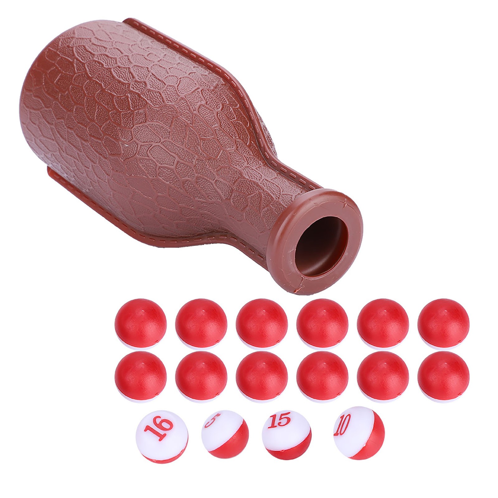 Pool Dice Set With Shaker Bottle For Billiards Games