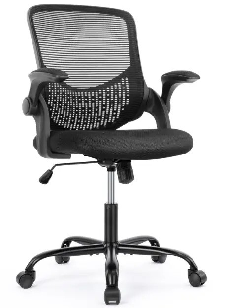 OLIXIS Mesh Swivel Rolling Height Adjustable Tilt And Lock Computer Desk Chair