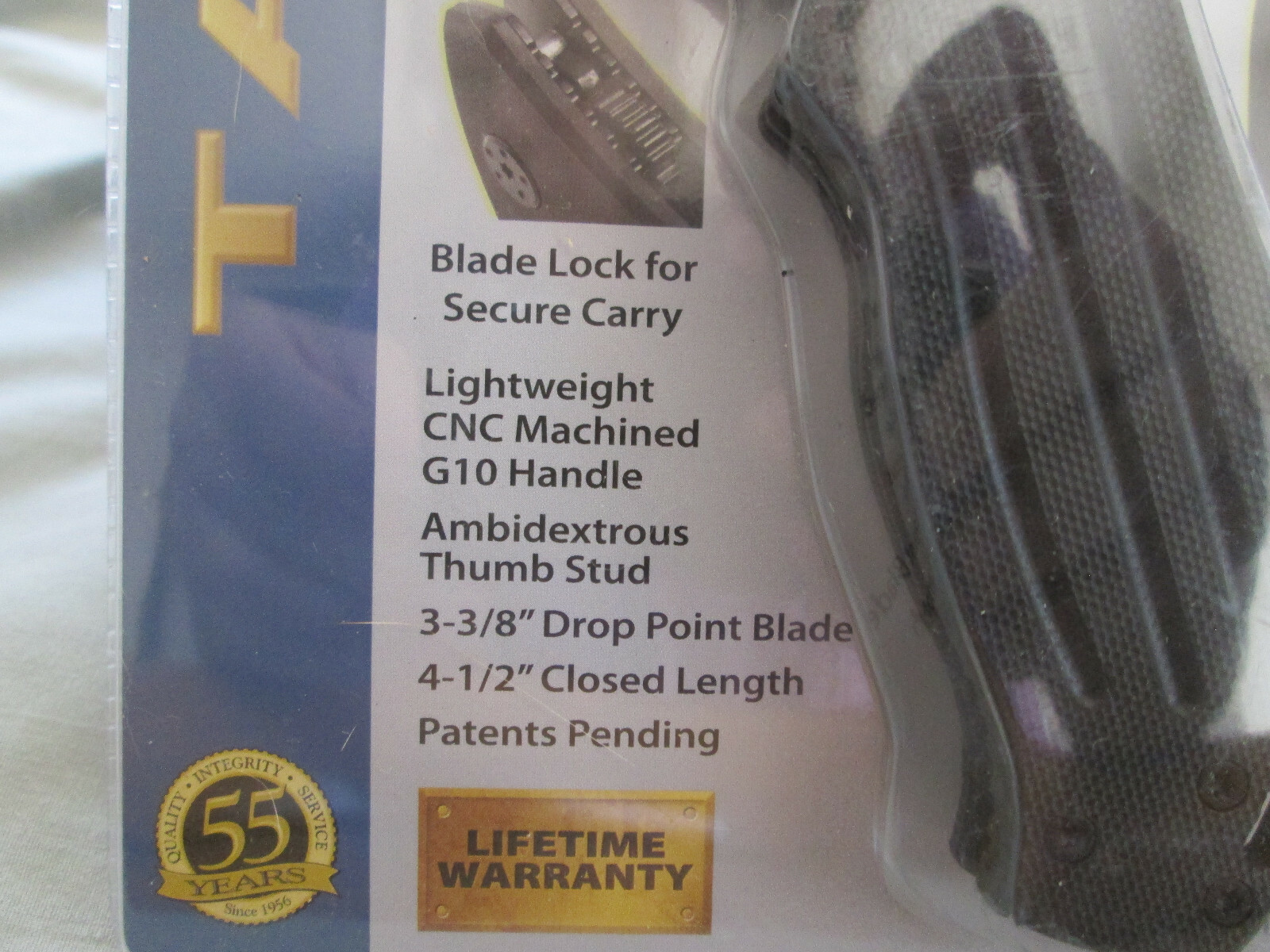 NIP RUKO Thresher Tactical Assisted Open Folding Knife 3 3/8" Blade