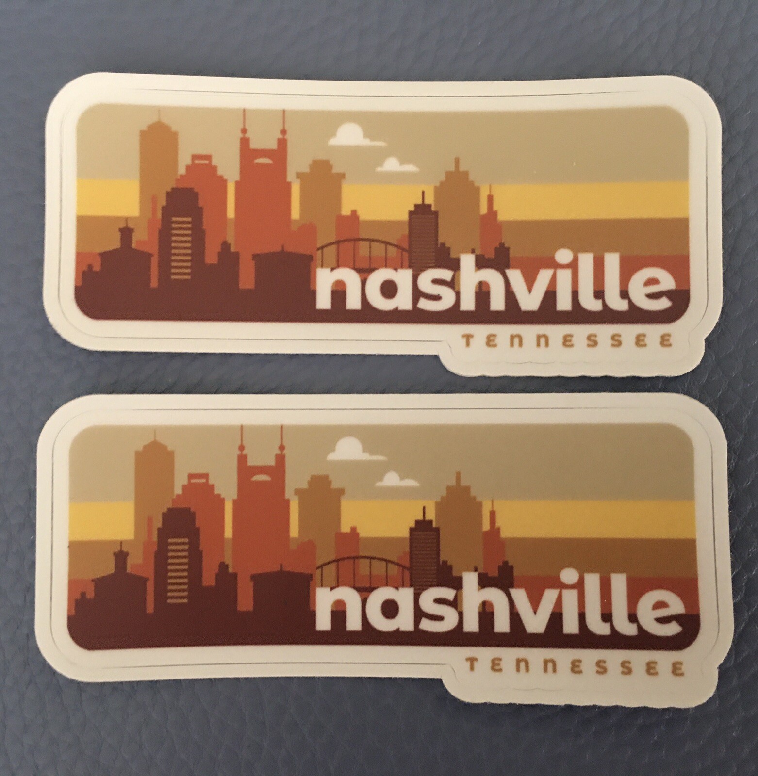 Lot 2 Downtown Nashville Tennessee Tourism Travel Vinyl Sticker Music City