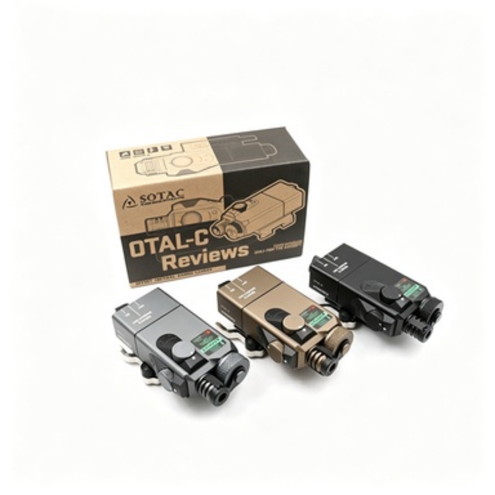 Green Laser IR Illuminator Tactical Sight Quick Release Pressure Switch Rail
