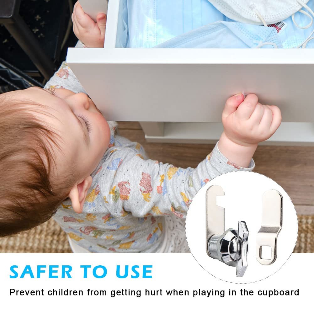 Thumb Operated Offset Cam Lock,Keyless Compartment Latch, Non-Locking Compart...