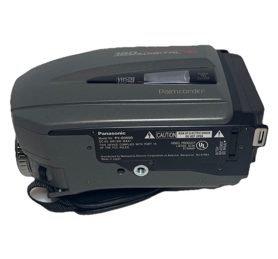 Panasonic Palmcorder PV-D300D VHS C Camcorder - Silver Not Tested