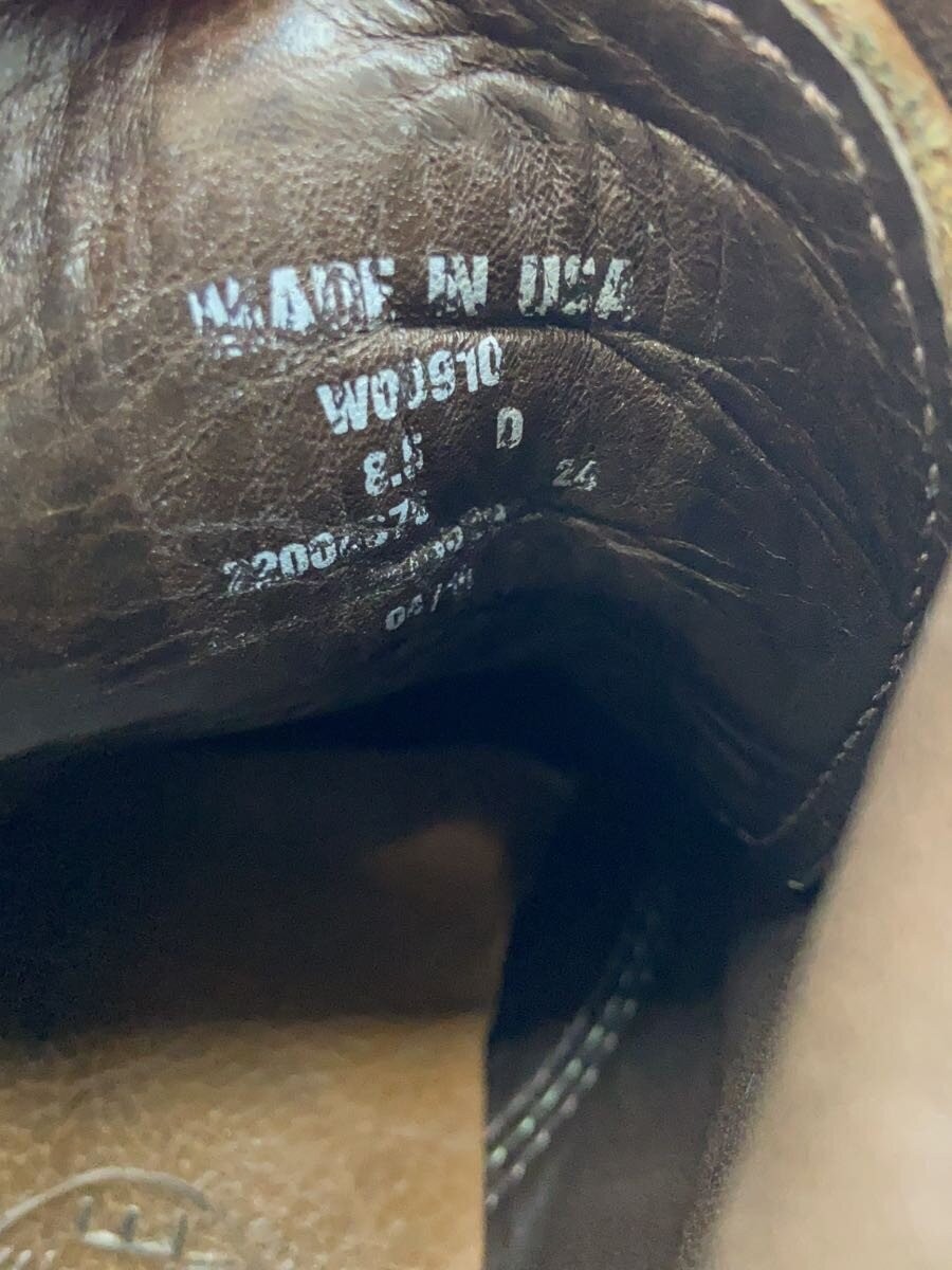 Wolverine Lace-Up Boots/Us8.5/Brw/Leather/W00910 3546