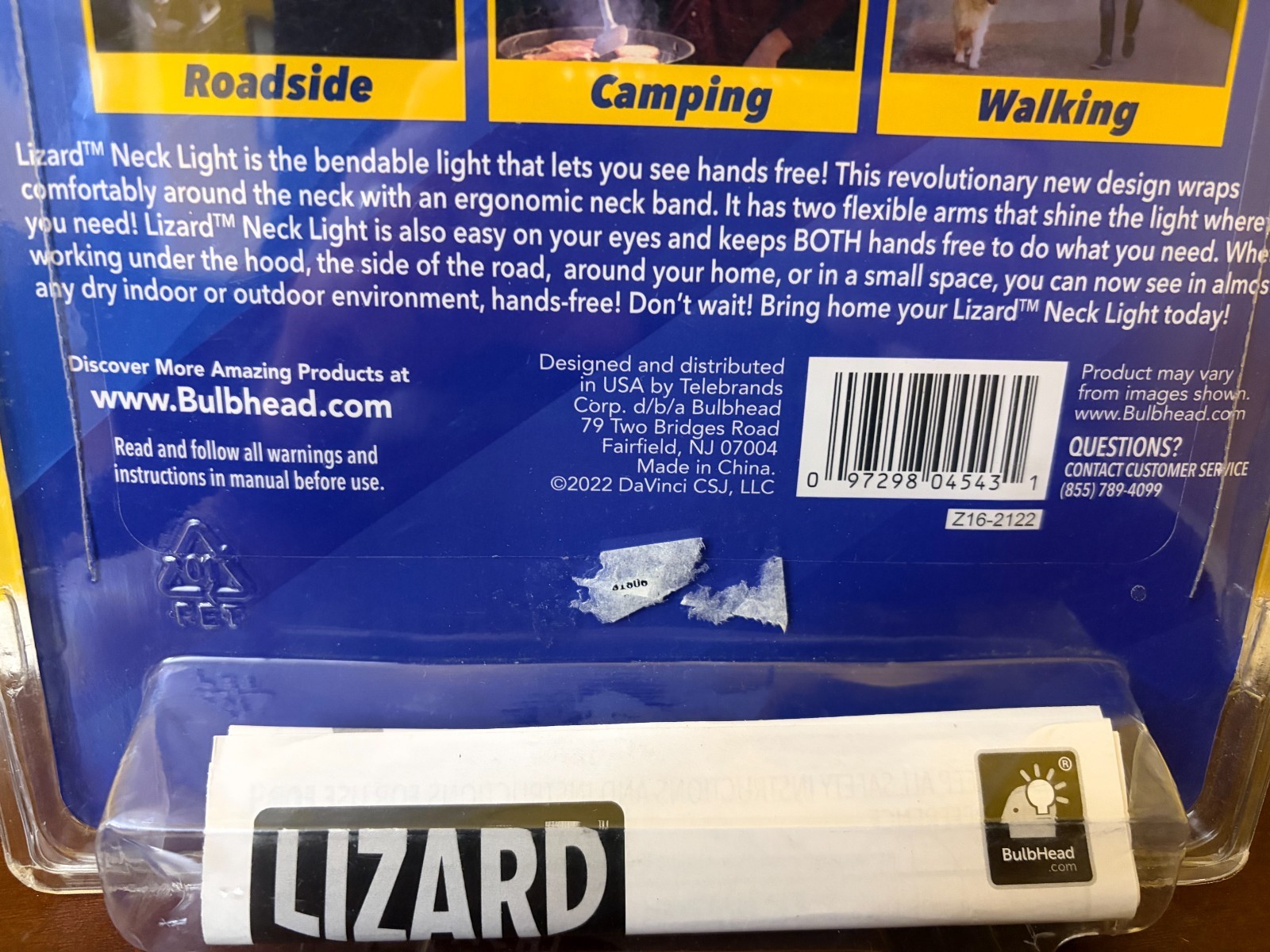 New 2022 BulbHead Lizard Neck Light Hand Free Flexible LED Work Light Seen On TV