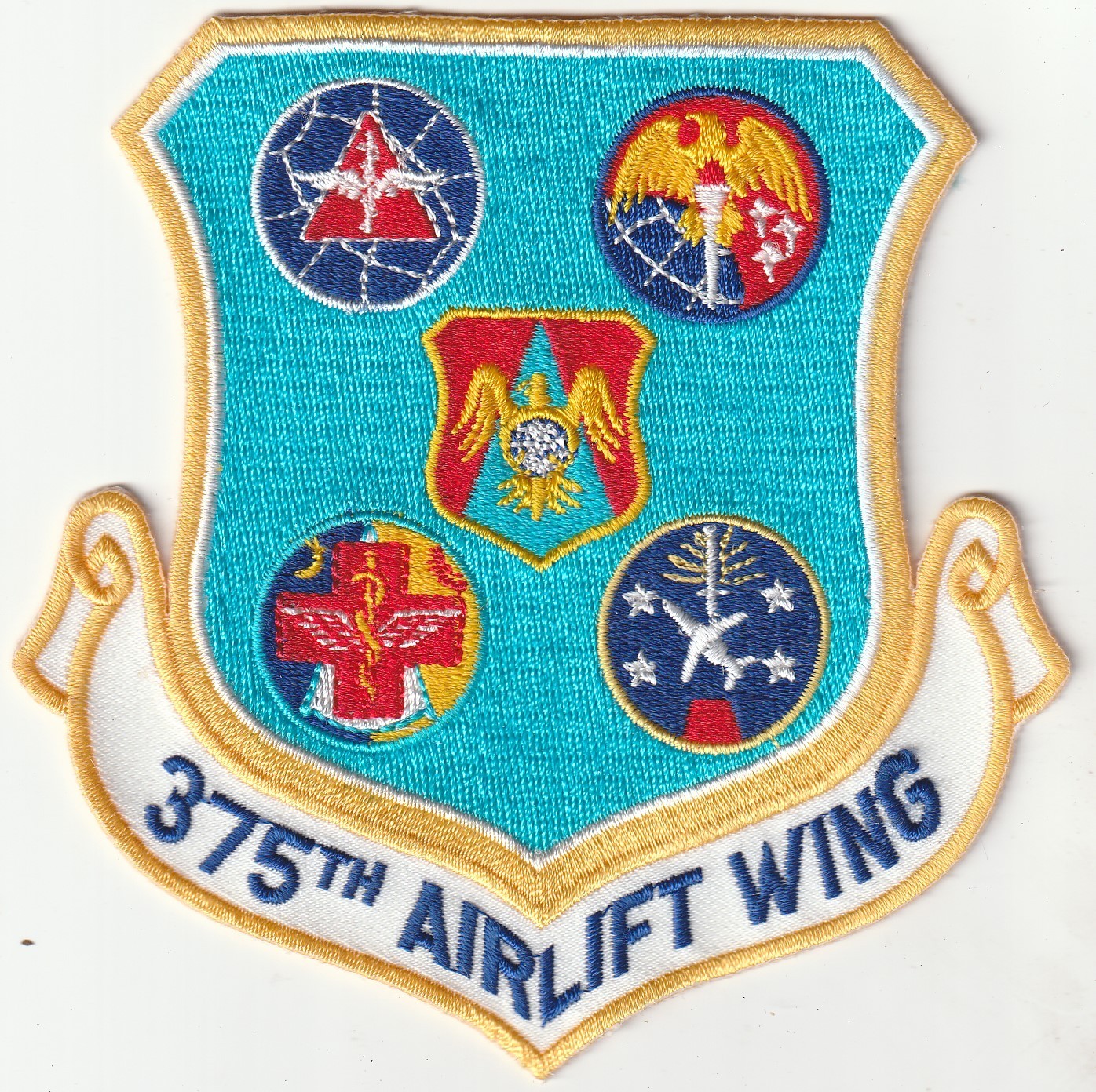 USAF air force  375th Airlift Wing Scott AFB Illinois Gaggle patch