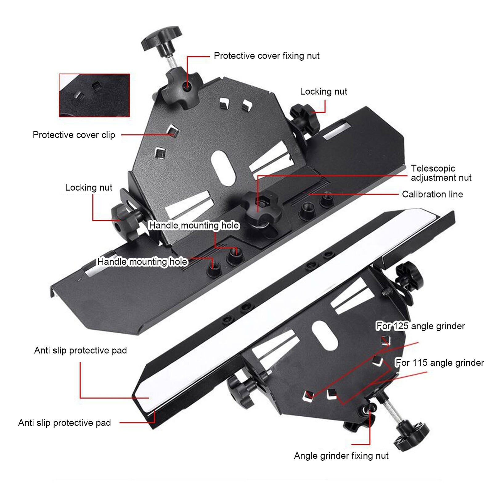 Tile Chamfering Machine 45 Degree Ceramic Tile Chamfering Tool For 115 125 Angle
