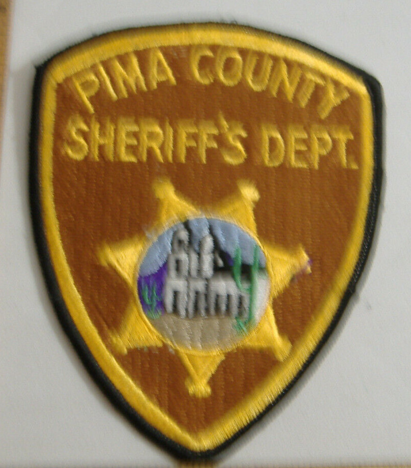PIMA COUNTY  ARIZONA SHERIFF FABRIC PATCH