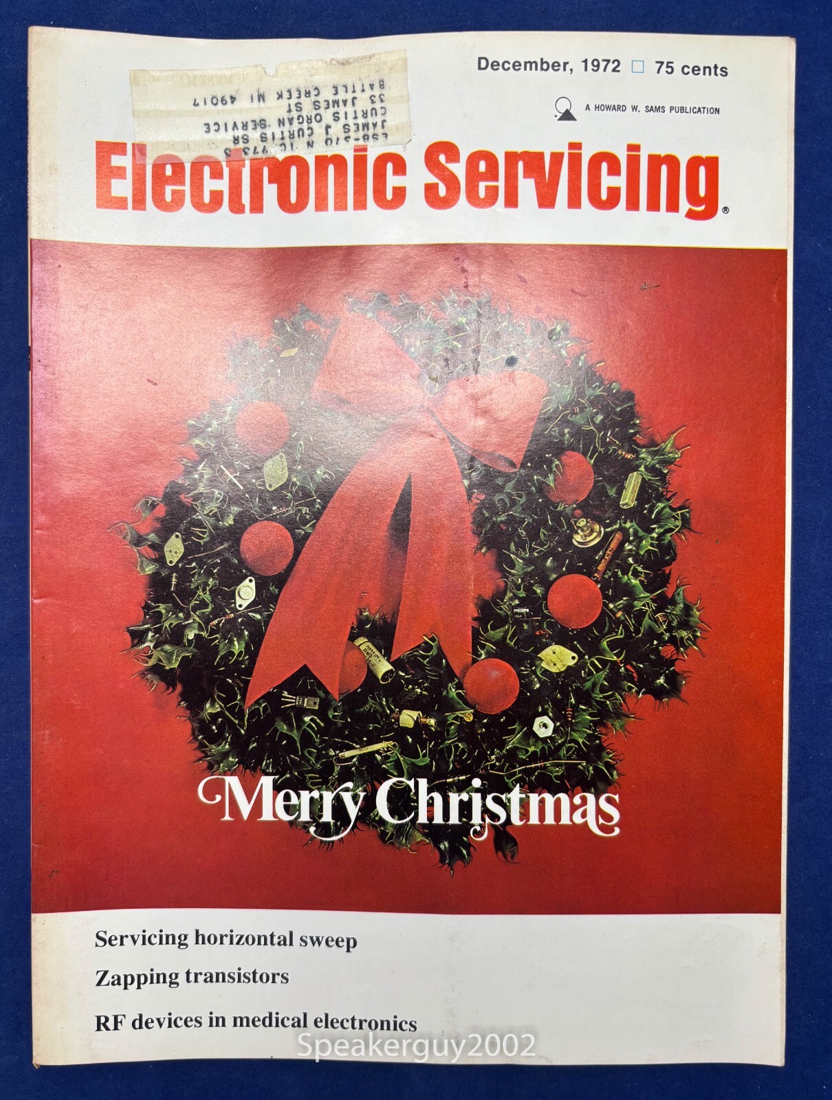 Sam's Publishing - Electronic Servicing Magazine / December 1972