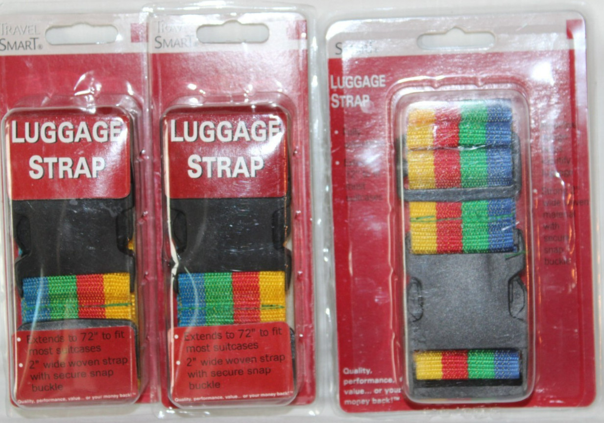 New 3 Travel Luggage Suitcase Strap Baggage Backpack Bag Rainbow Color Belts-#7