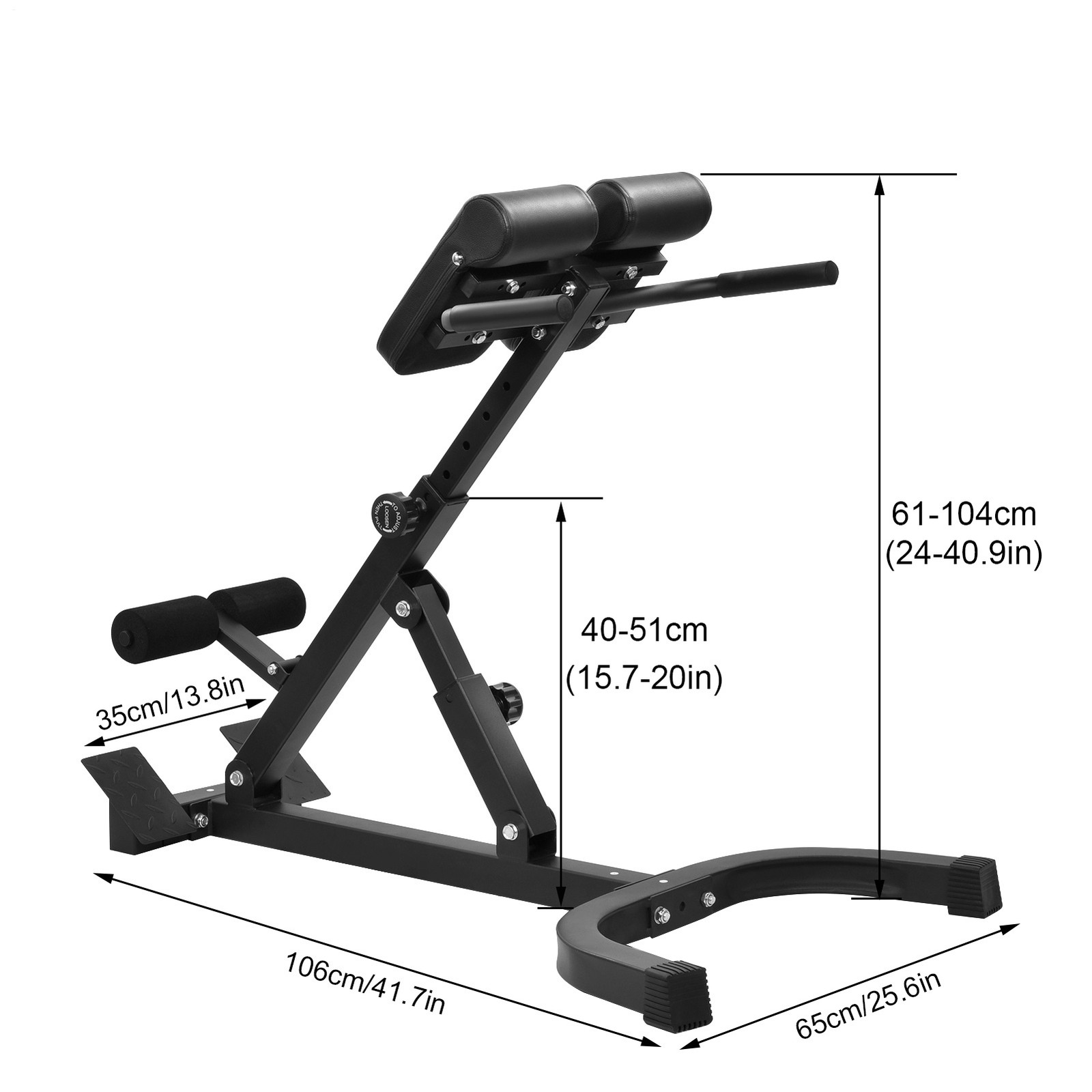 Roman Chair - Adjustable Lower Back Bench Machine
