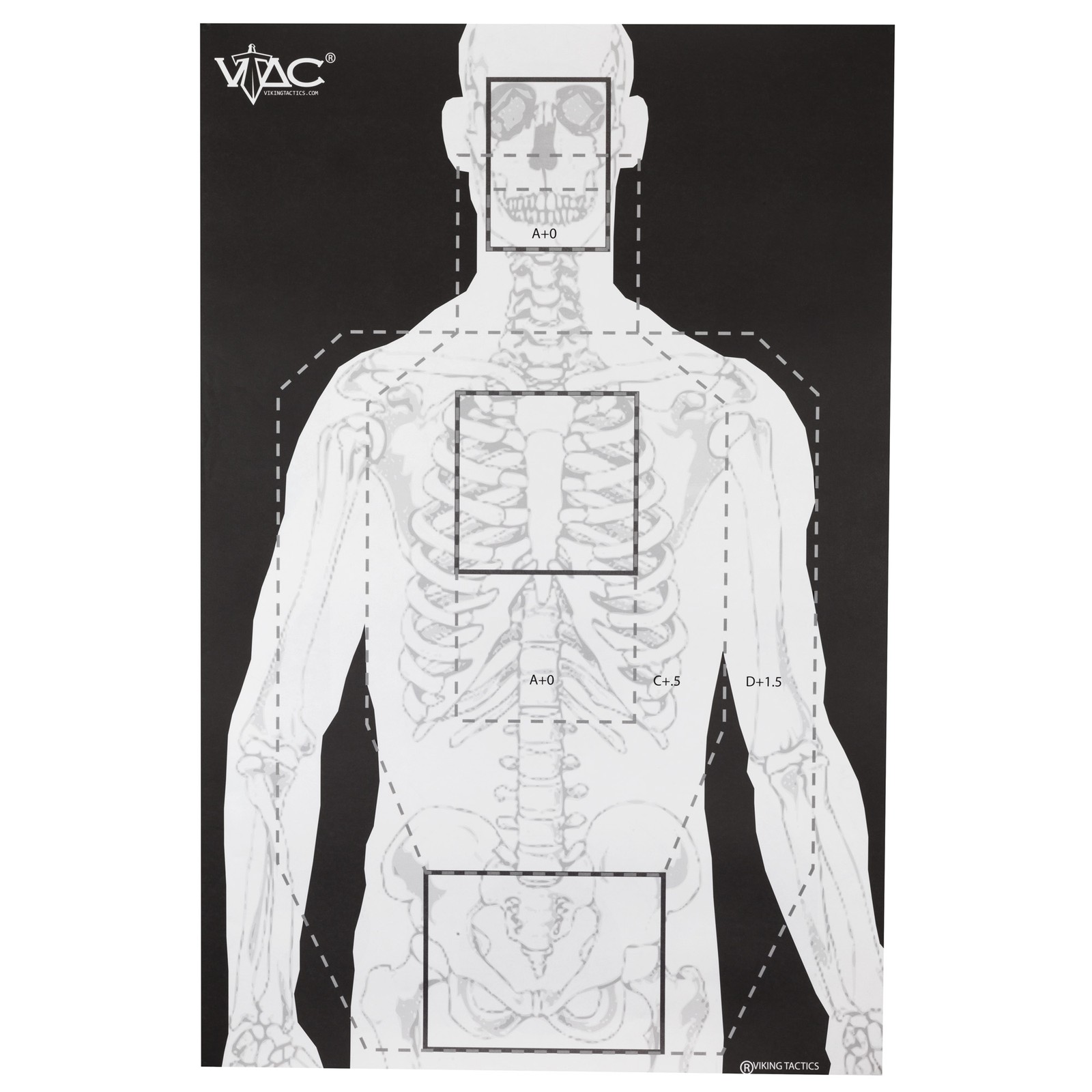 Action Target Viking Tactics Double Sided Training Target 23x35 100 Pack