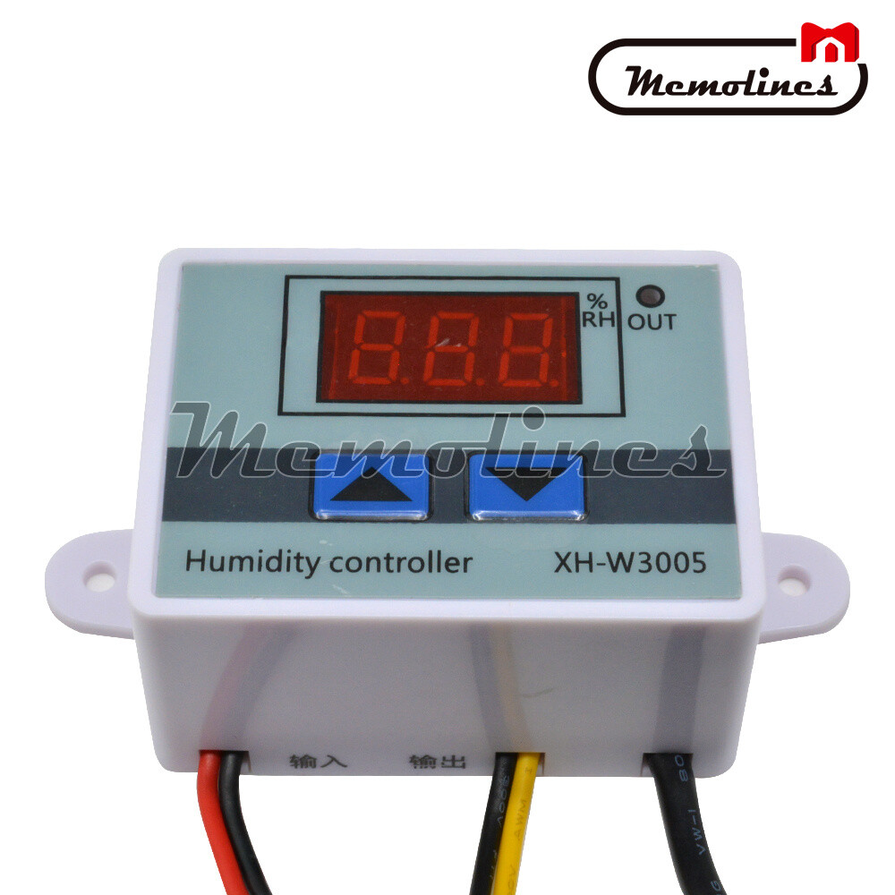 XH-W3005 AC110-220V 1500W LED Digit Humidity Controller Hygrometer Switch Sensor