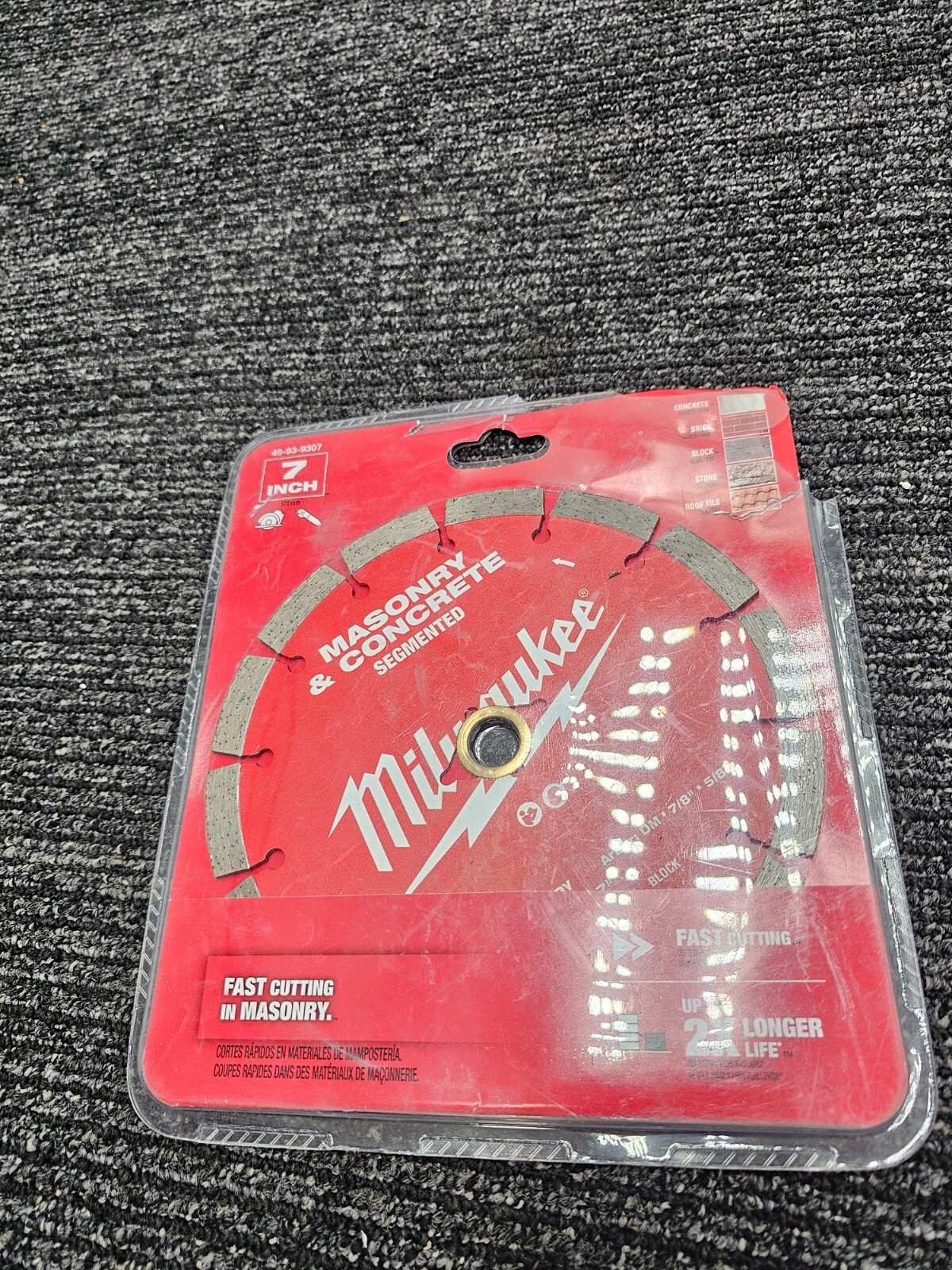Milwaukee 7 Inch Segmented Masonry & Concrete Diamond Blade 49-93-9307
