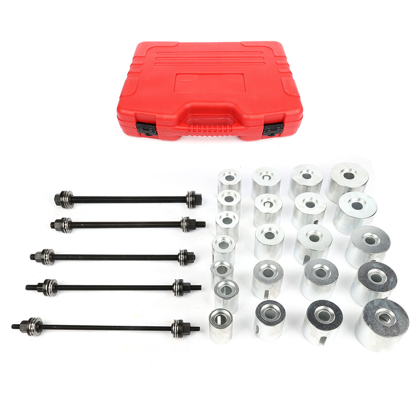 27pc Universal Press and Pull Sleeve Kit Bush Bearing Removal Insertion Tool Kit
