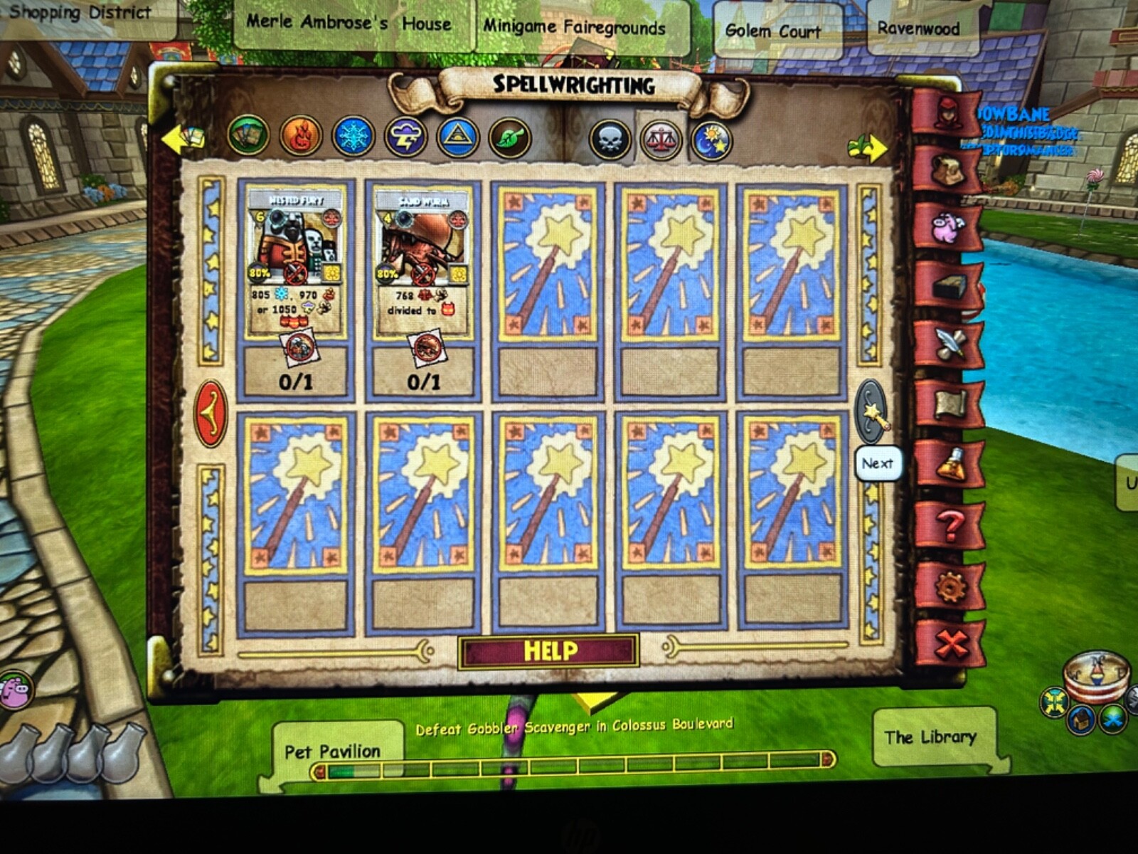 wizard101 account