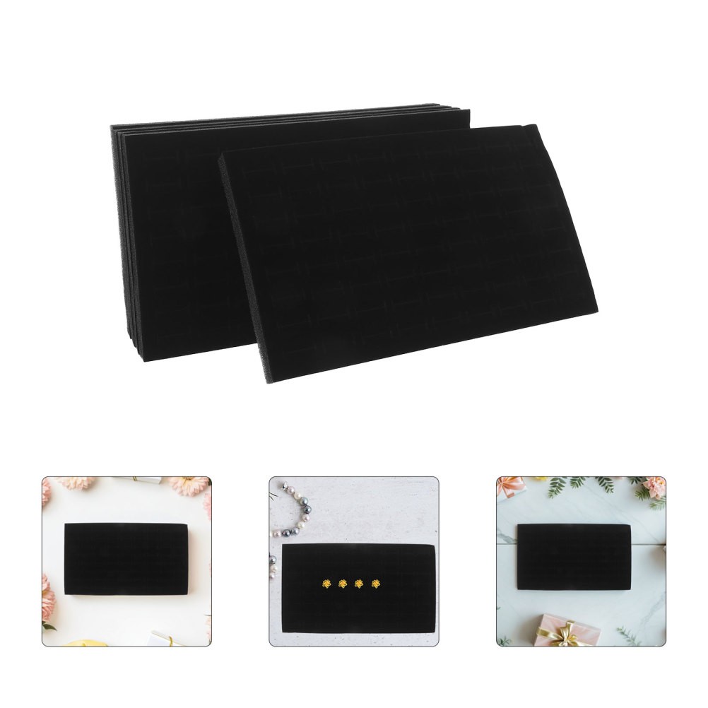 5 Pcs Lined Sponge Pad Insert Box Organizer Display