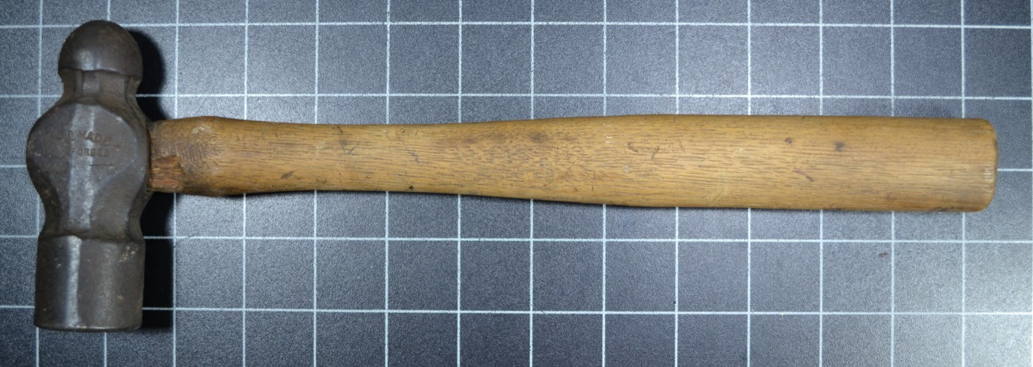 OKLAHOMA  WPA - WORKS PROGRESS ADMINISTRATION - BALL PEIN HAMMER - HAND MADE
