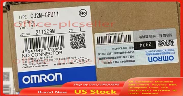 1PCS ONE OMRON CPU Unit CJ2M-CPU11 CJ2MCPU11 Brand NEW IN BOX  US Free TAX