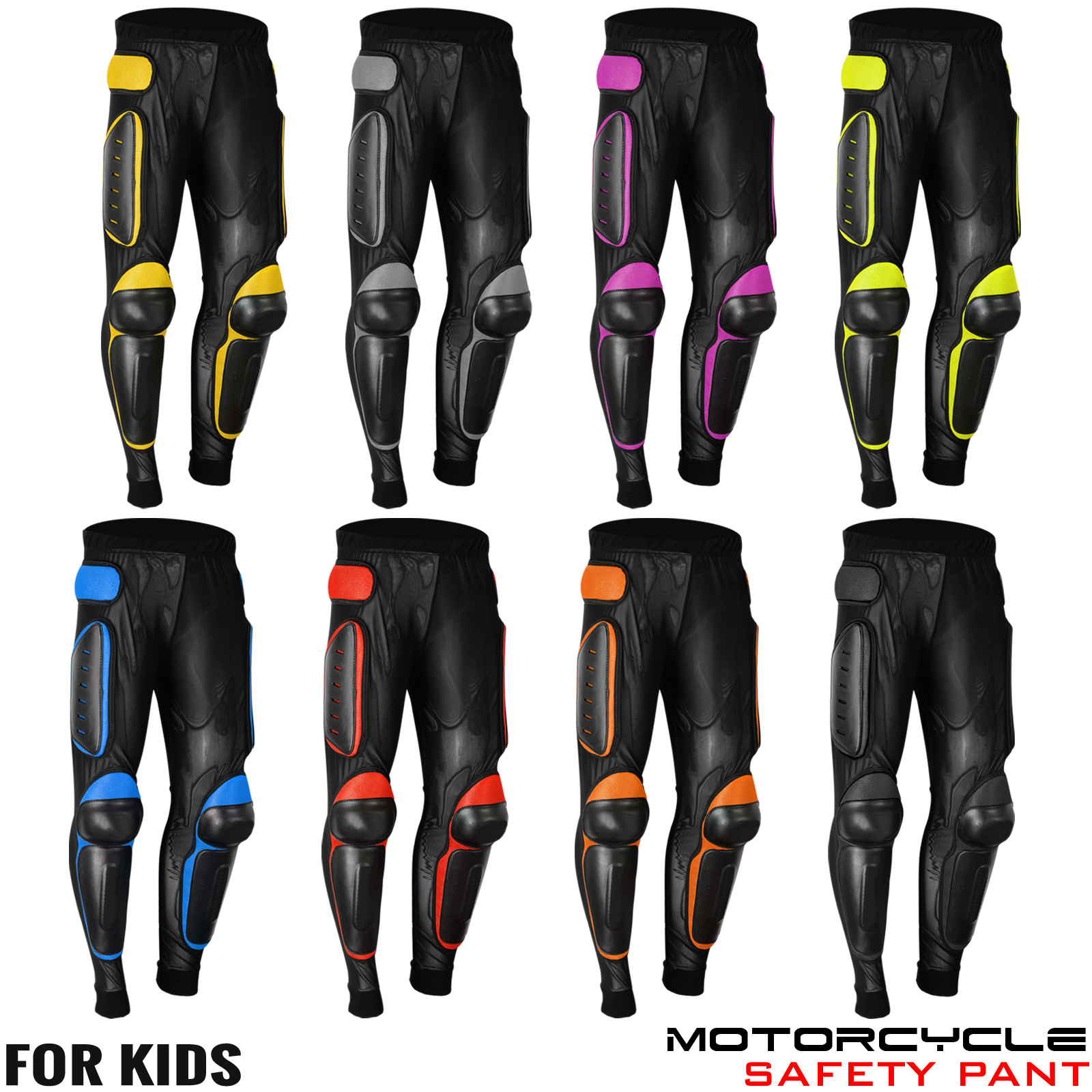 Kids Child Body Armour Motorcycle Trousers Snowbaords Skating Pant MX Protection