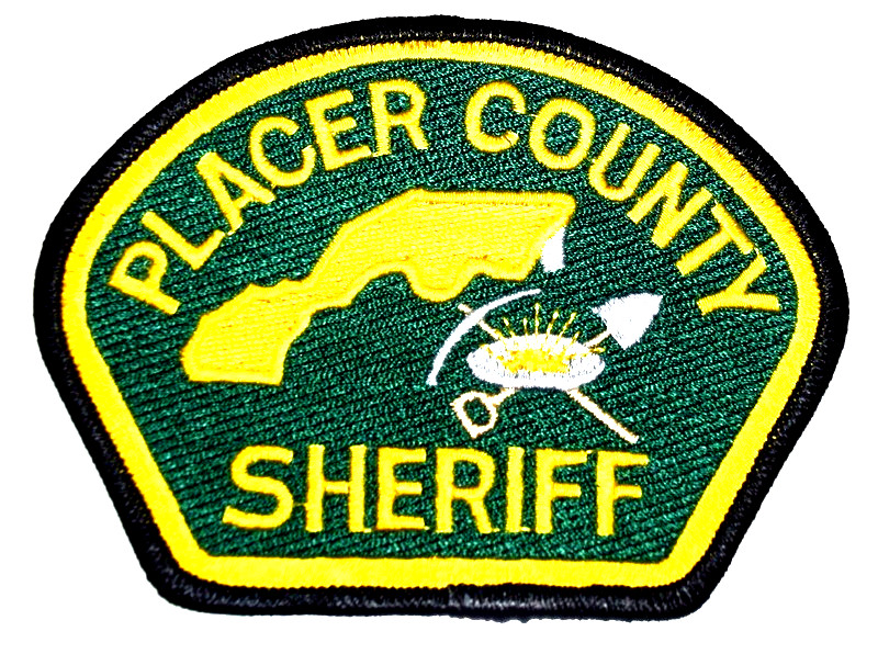 PLACER COUNTY – SHERIFF - CALIFORNIA CA Sheriff Police Patch PICK SHOVEL GOLD