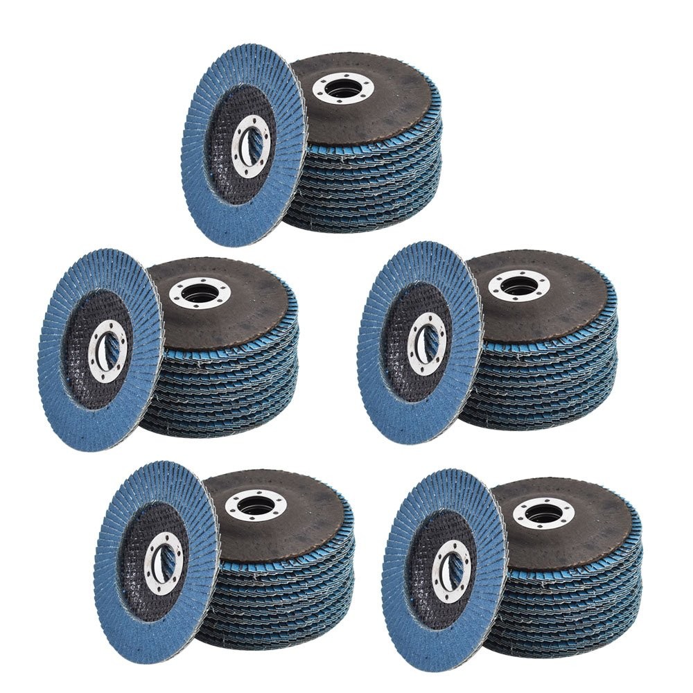 4-1/2" X 7/8" 40 GRIT PACK 50 PREMIUM ZIRCONIA FLAP DISC SANDING GRINDING